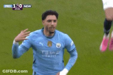 Soccer Player In Blue Etihad Airways Shirt GIF