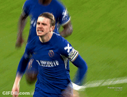 Soccer Player In Blue Jersey 'Infinite Athlete GIF