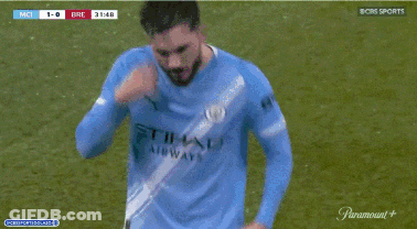 Soccer Player In Blue Jersey Number 10 GIF