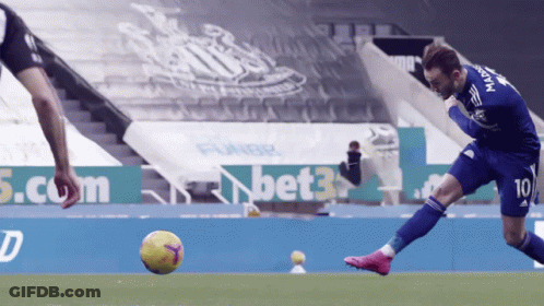 Soccer Player In Blue Jersey Number 10 GIF