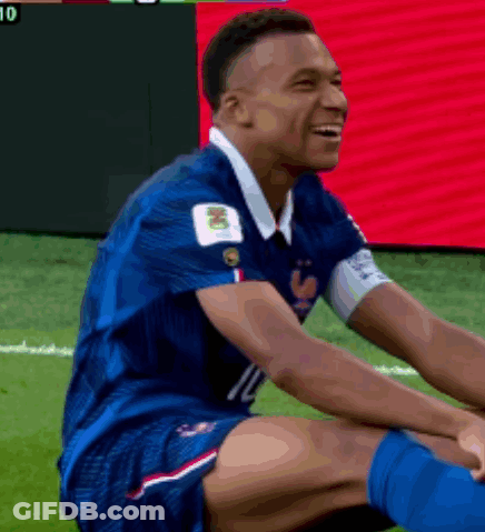 Soccer Player In Blue Jersey Number 10 GIF