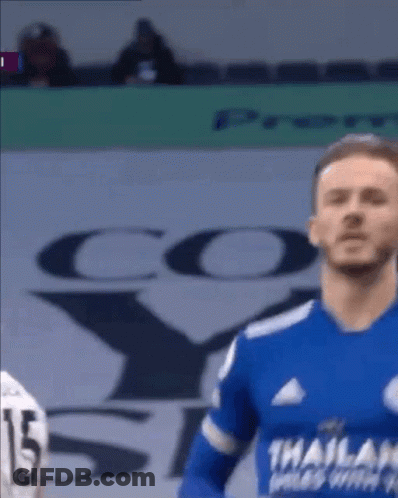 Soccer Player In Blue Jersey Number 15 GIF