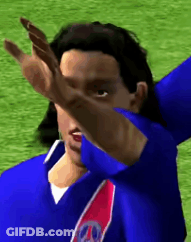 Soccer Player In Blue Jersey Number 20 GIF