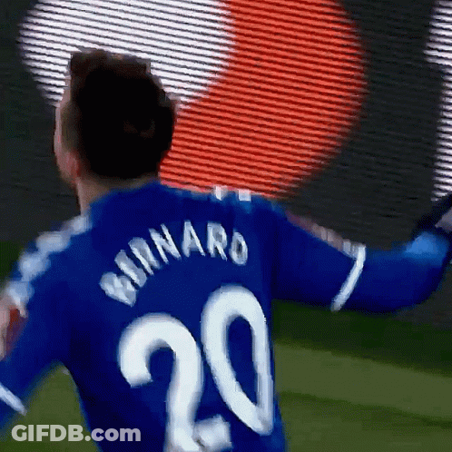 Soccer Player In Blue Jersey Number 20 GIF