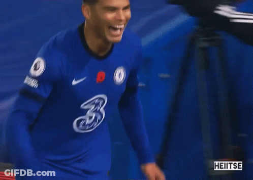 Soccer Player In Blue Jersey Number 21 GIF
