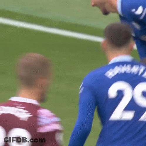 Soccer Player In Blue Jersey Number 29 GIF