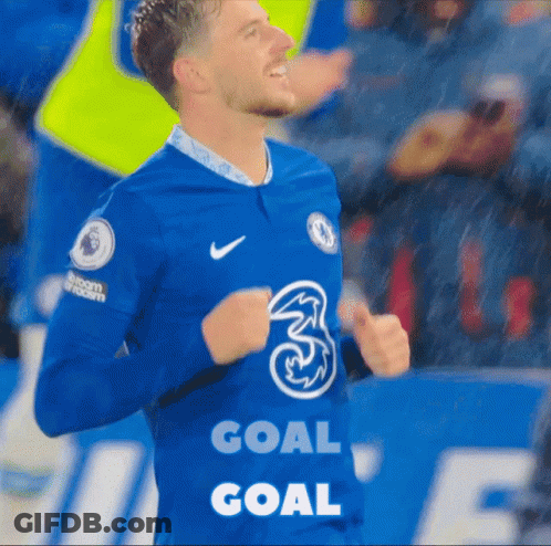 Soccer Player In Blue Jersey Number 3 GIF