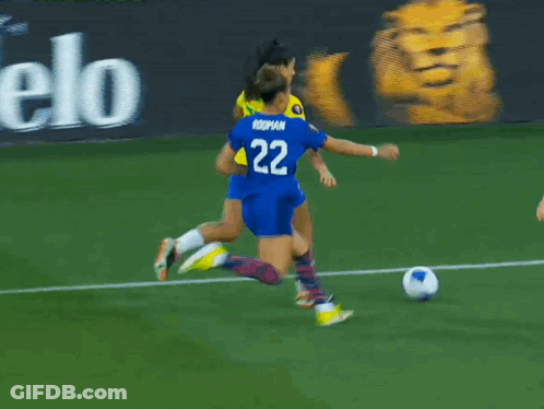Soccer Player In Blue Jersey Number 32 GIF