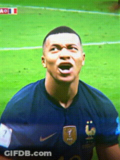 Soccer Player In Blue Jersey Number 5 GIF