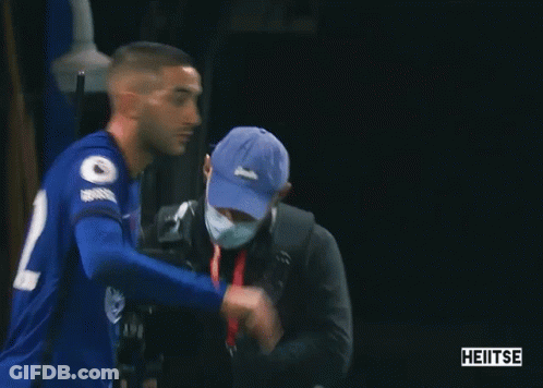 Soccer Player In Blue Jersey Number 8 GIF