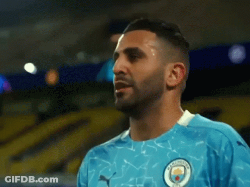 Soccer Player In Blue Jersey On Field GIF