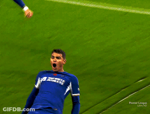 Soccer Player In Blue Jersey Premier League GIF