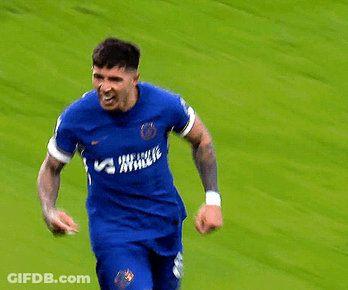 Soccer Player In Blue Jersey Saying Exchange GIF