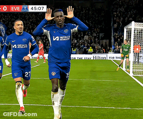 Soccer Player In Blue Jersey Saying Infinite Athlete GIF