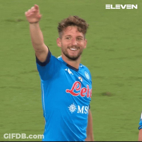Soccer Player In Blue Jersey Saying Let GIF