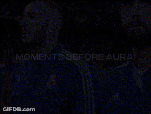 Soccer Player In Blue Jersey Saying Moments Before Aura GIF