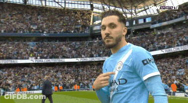 Soccer Player In Blue Shirt Saying Mad GIF