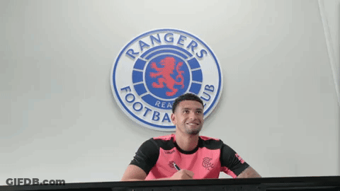 Soccer Player In Blue Shirt With 32Red GIF