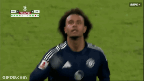 Soccer Player In Blue Snapdragon Shirt GIF