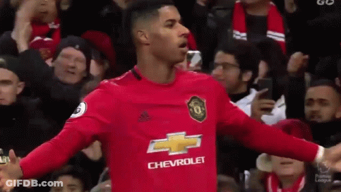 Soccer Player In Chevrolet Jersey With Crowd GIF