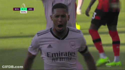 Soccer Player In Emirates Fly Better Jersey GIF