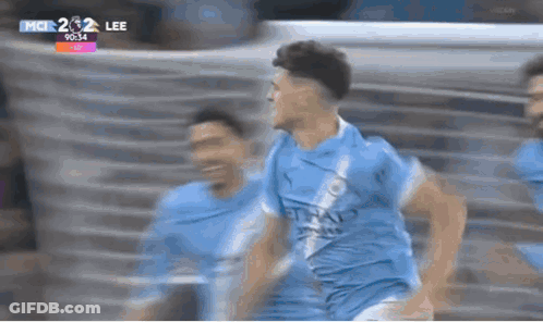 Soccer Player In Etihad Airlines Shirt GIF