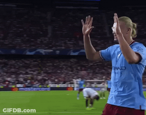 Soccer Player In Etihad Always Shirt GIF