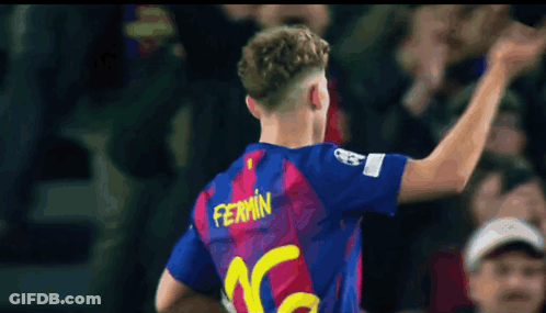 Soccer Player In Fermin Jersey GIF
