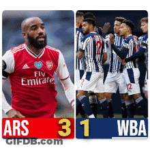 Soccer Player In Fly Emirates Jersey GIF