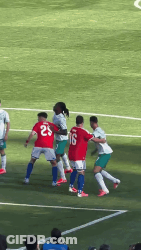Soccer Player In Fly Emirates Jersey GIF