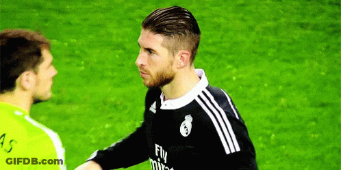 Soccer Player In Fly Emirates Shirt Shaking Hands GIF