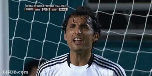 Soccer Player In Front Of Herbalife Scoreboard GIF