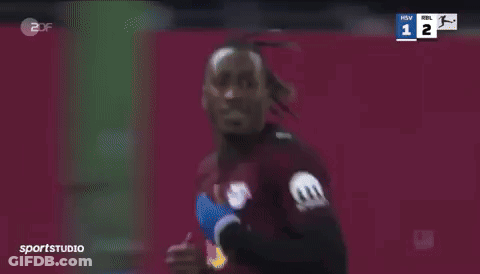 Soccer Player In Front Of Scoreboard Saying 1 2 GIF