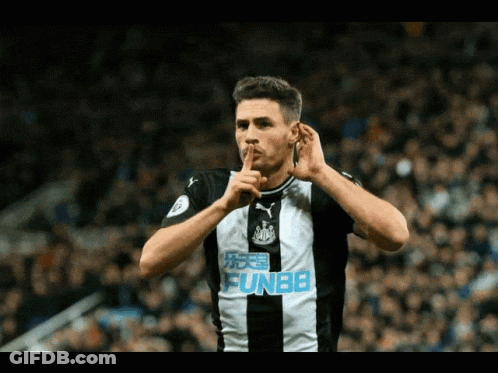 Soccer Player In Funbb Jersey Shushing GIF