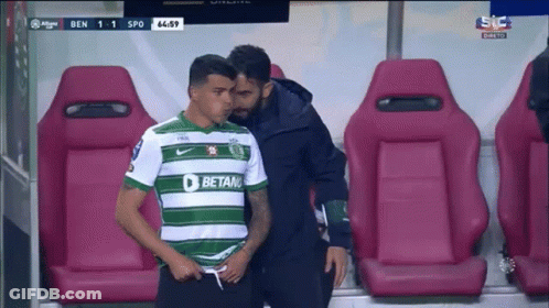 Soccer Player In Green And White Jersey With Betano GIF
