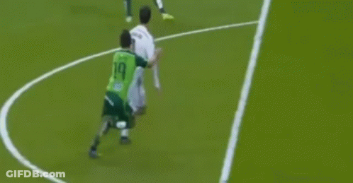 Soccer Player In Green Jersey Number 1 GIF