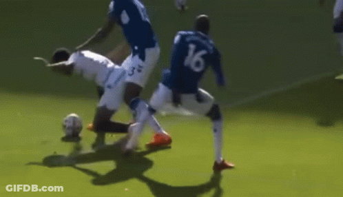 Soccer Player In Jeep Jersey GIF