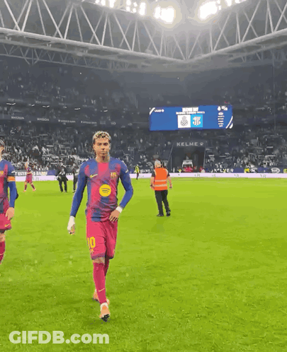 Soccer Player In Jersey Number 10 GIF