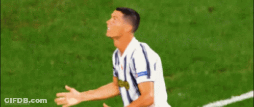 Soccer Player In Juventus Jersey GIF