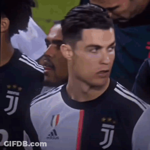 Soccer Player In Juventus Jersey In Crowd GIF