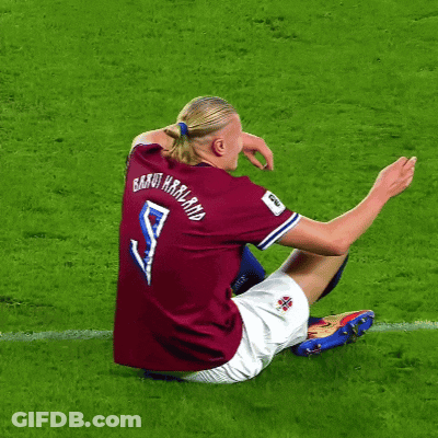 Soccer Player In Maroon Jersey Number 8 Sitting On Grass GIF