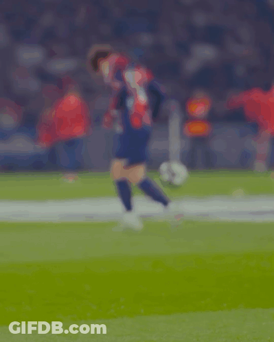 Soccer Player In Nike Jersey Looking Up GIF