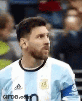 Soccer Player In Number 10 Jersey GIF