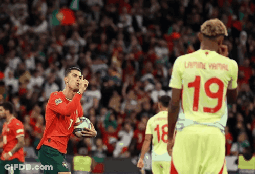Soccer Player In Number 19 Jersey GIF