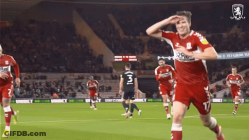 Soccer Player In Number 3 Jersey Running GIF