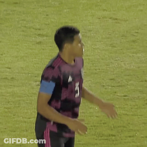 Soccer Player In Number 3 Jersey Says Vamos GIF