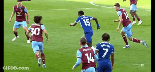 Soccer Player In Number 30 Jersey GIF