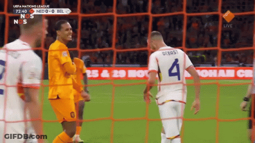 Soccer Player In Number 4 Jersey GIF