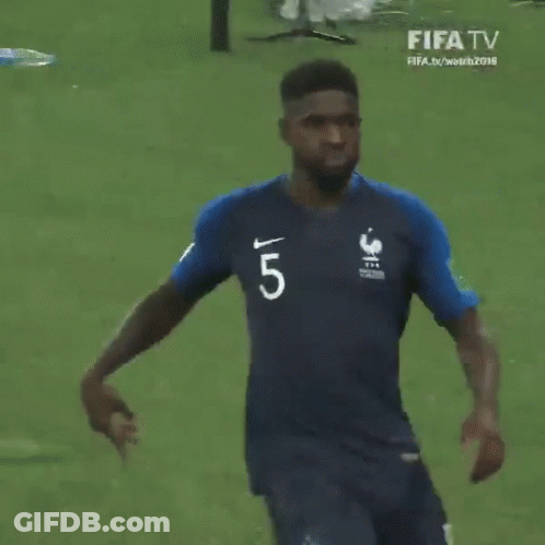 Soccer Player In Number 5 Jersey GIF