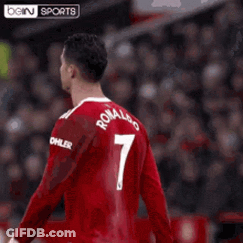 Soccer Player In Number 7 Jersey GIF